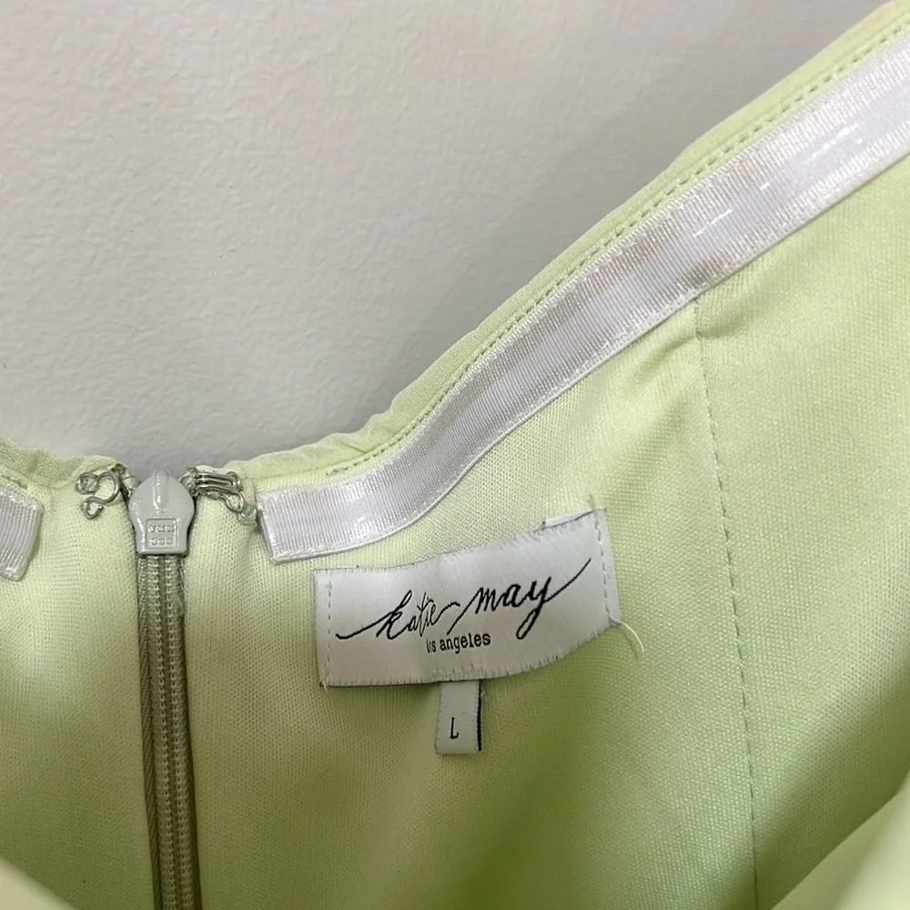 ‼️last call Katie May Adele Gown in Honeydew maxi - Picture 7 of 14